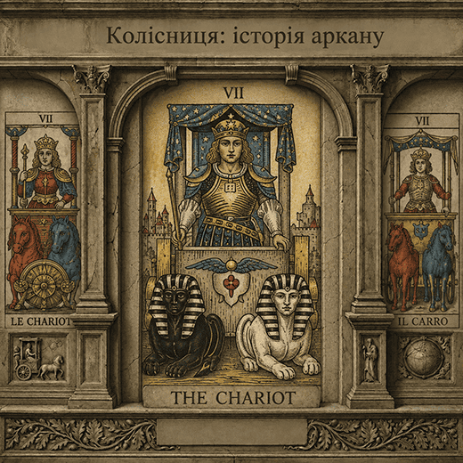 Історія аркан колісниця Таро