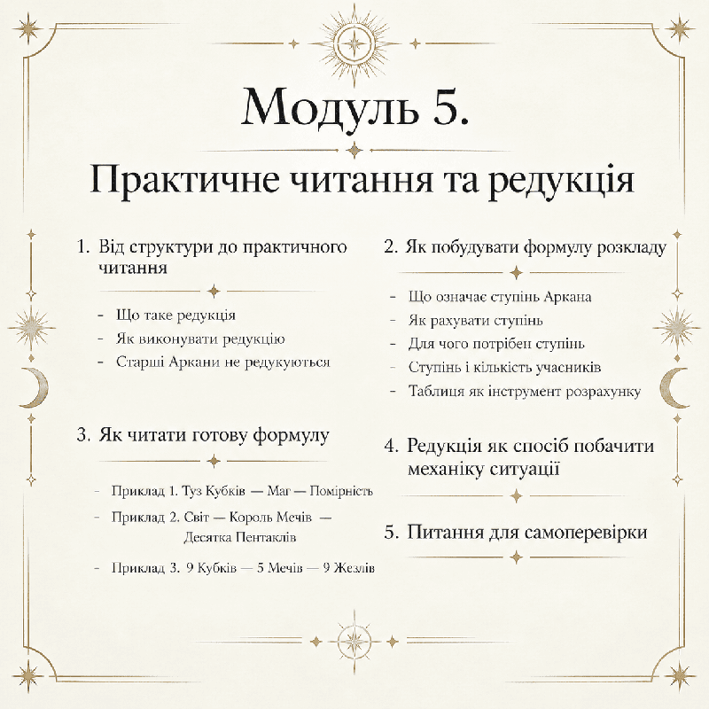 Читання розкладів Таро